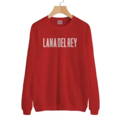 Red Lana Del Rey Sweatshirt