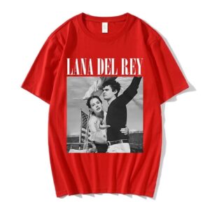 Red Lana Del Rey T Shirt